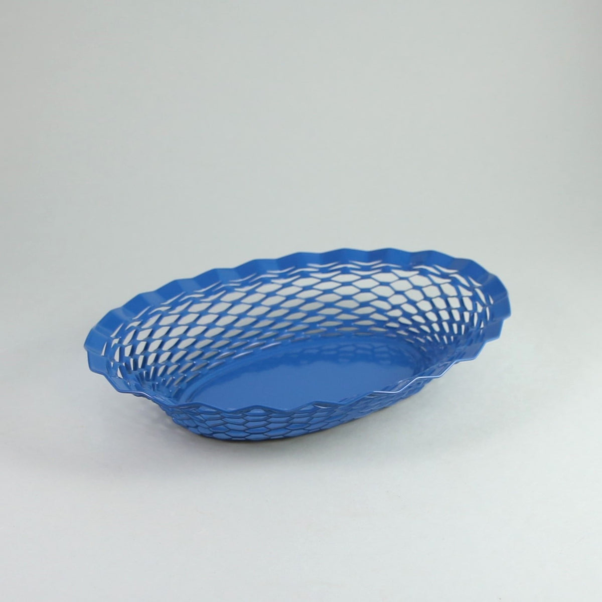 Oval Serving Basket Small Indigo