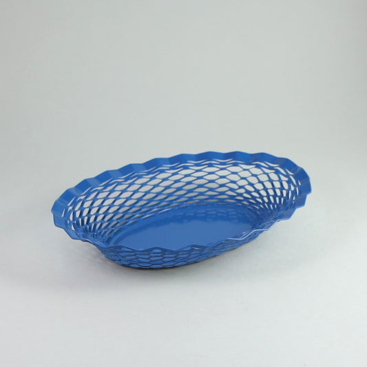 Oval Serving Basket Small Indigo