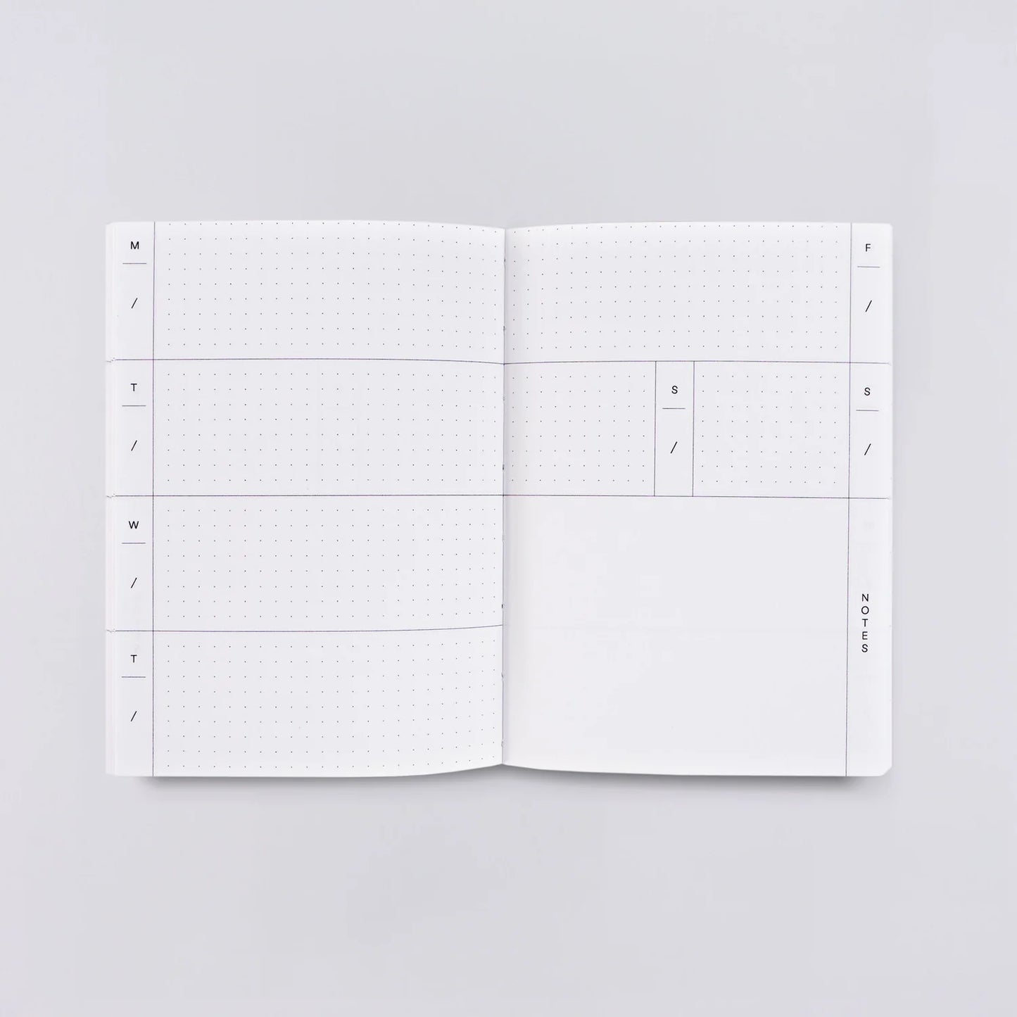 The Completist Pocket sized A6 Weekly Planner - Neroli