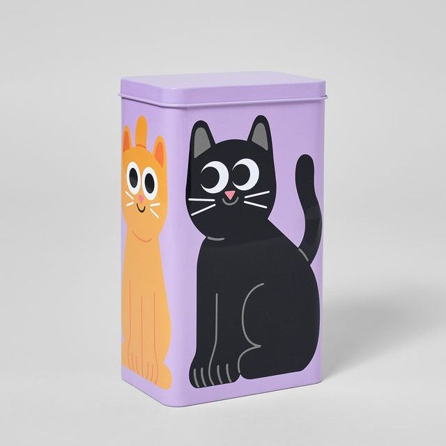 Coffee Tin & Scoop - Cat
