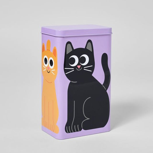 Coffee Tin & Scoop - Cat