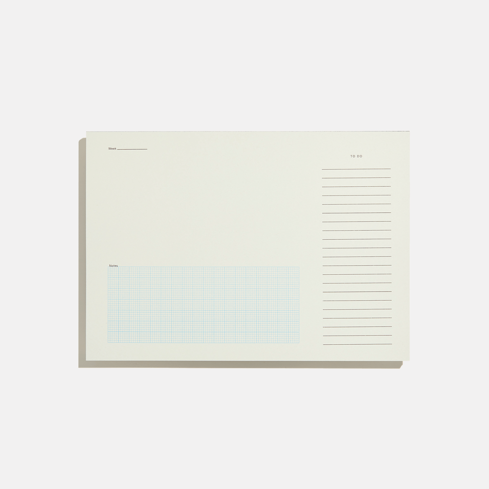 Before Breakfast Desktop Notepad A4 - Grey