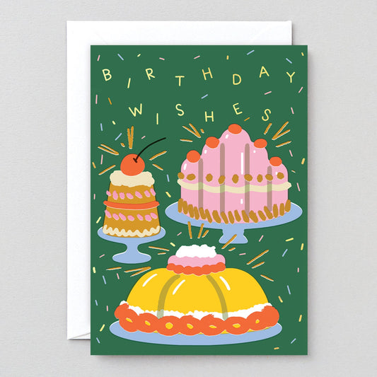 Birthday Wishes Cake Card